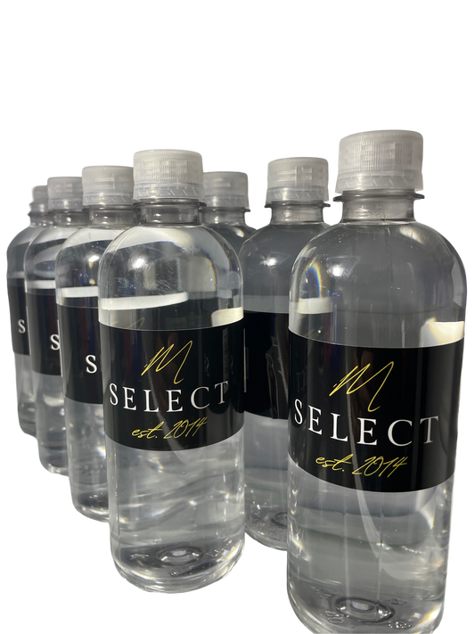 MSELECT NATURAL SPRING WATER, 16.9 fl oz. Plastic Bottles 24 PER CASE