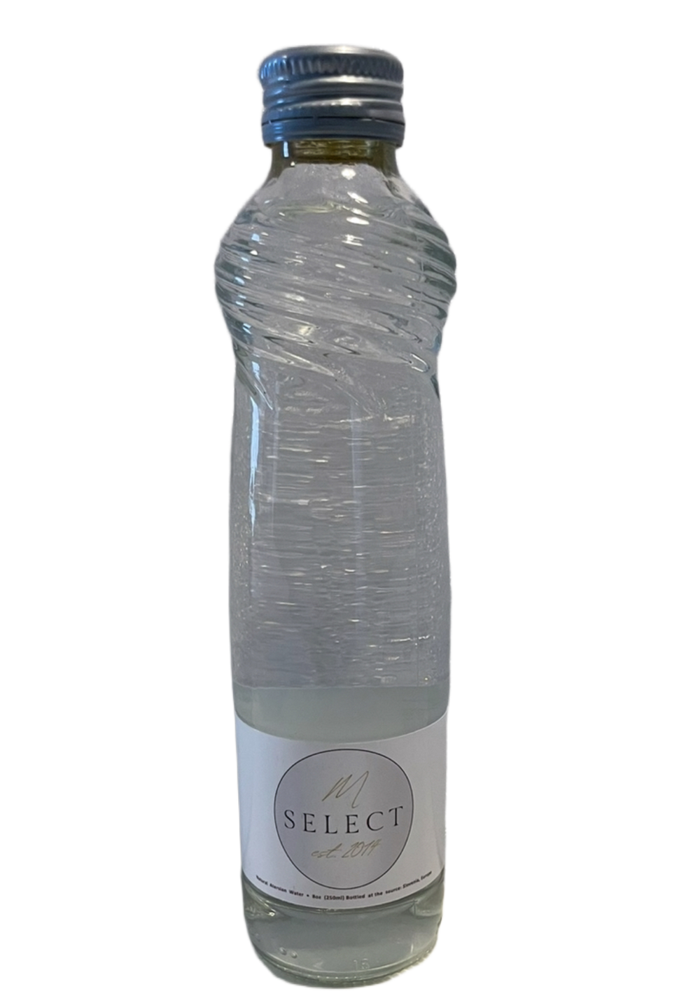 MSELECT LUXURY WATER PLATINUM (STILL) NATURAL ARTESIAN WATER, 250ML GLASS BOTTLE