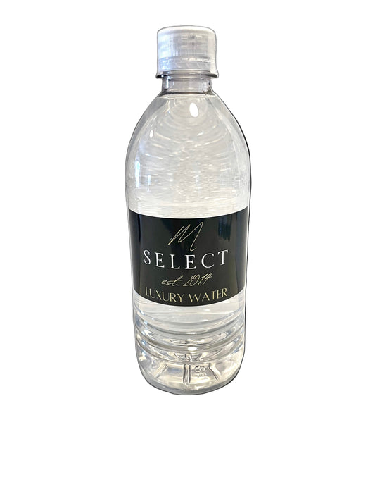 MSELECT LUXURY WATER NATURAL SPRING WATER, 20 fl oz. PLASTIC BOTTLE
