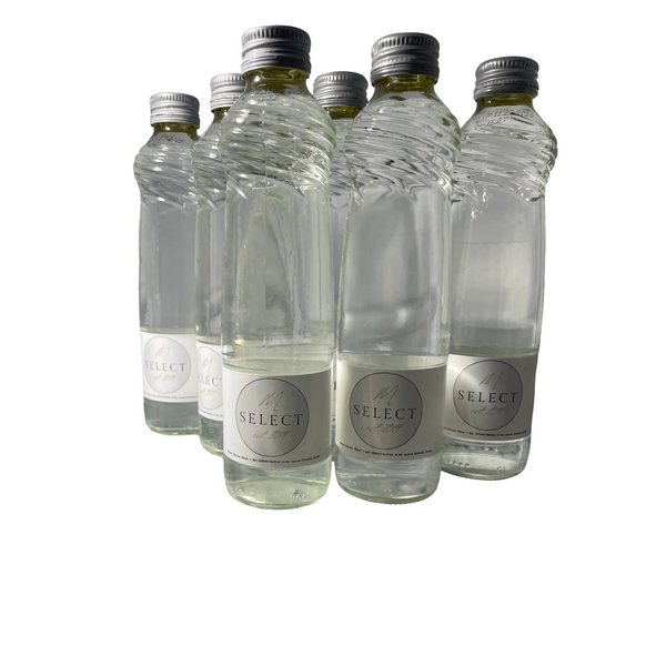 MSELECT LUXURY WATER PLATINUM  NATURAL ARTESIAN (STILL) WATER, 250ML GLASS BOTTLES 24 PER CASE