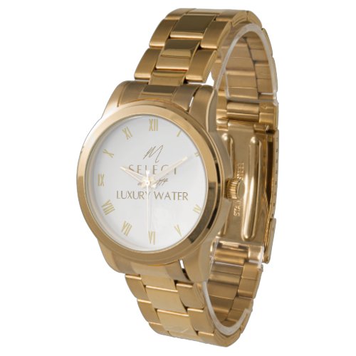 WOMEN'S MSELECT LUXURY WATER LIMITED EDITION GOLD DESIGNER TIMEPIECE