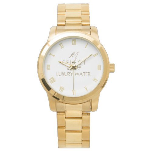 WOMEN'S MSELECT LUXURY WATER LIMITED EDITION GOLD DESIGNER TIMEPIECE