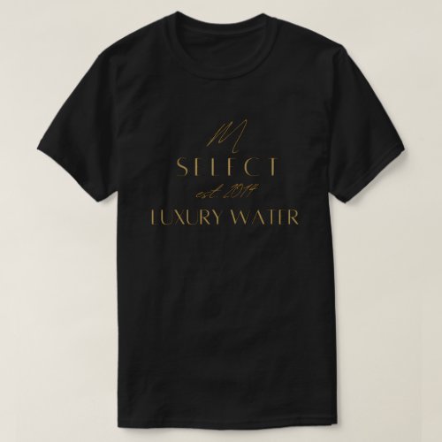 MSELECT LUXURY WATER MEN'S SHORT SLEEVE T-SHIRT